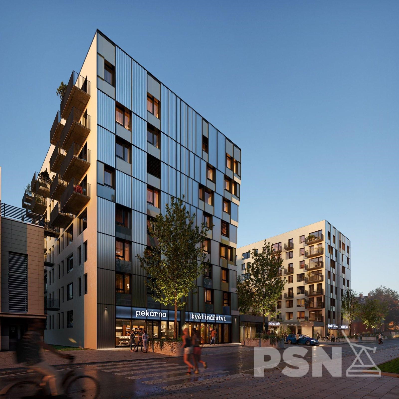 Investiční byt 2+1 v projektu rezidenci BRNO JEDNA