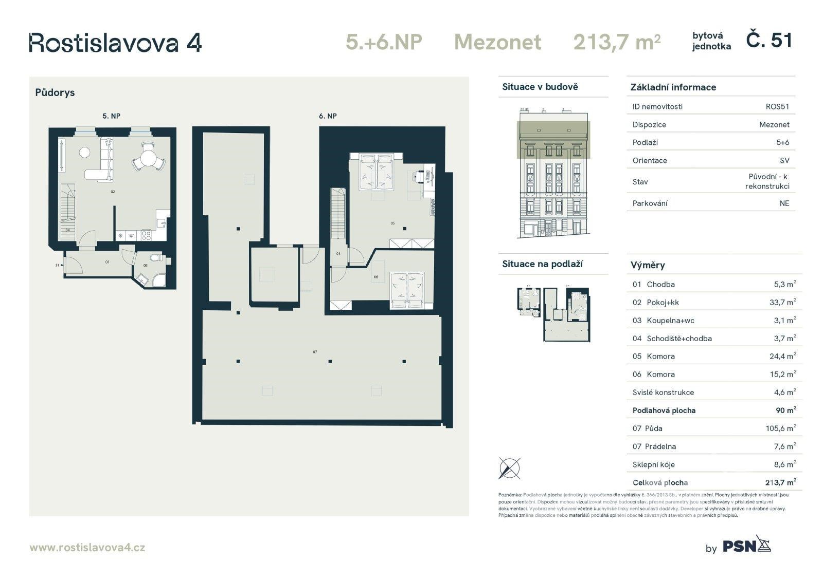 Bytová jednotka č. 51
