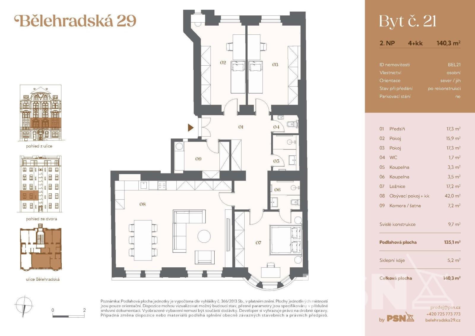 Bytová jednotka č. 21
