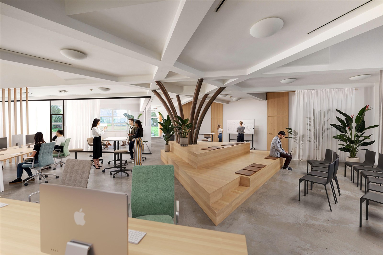 Rozsáhlý nebytový prostor se zázemím, zahradou a terasou v klidné části Chodova