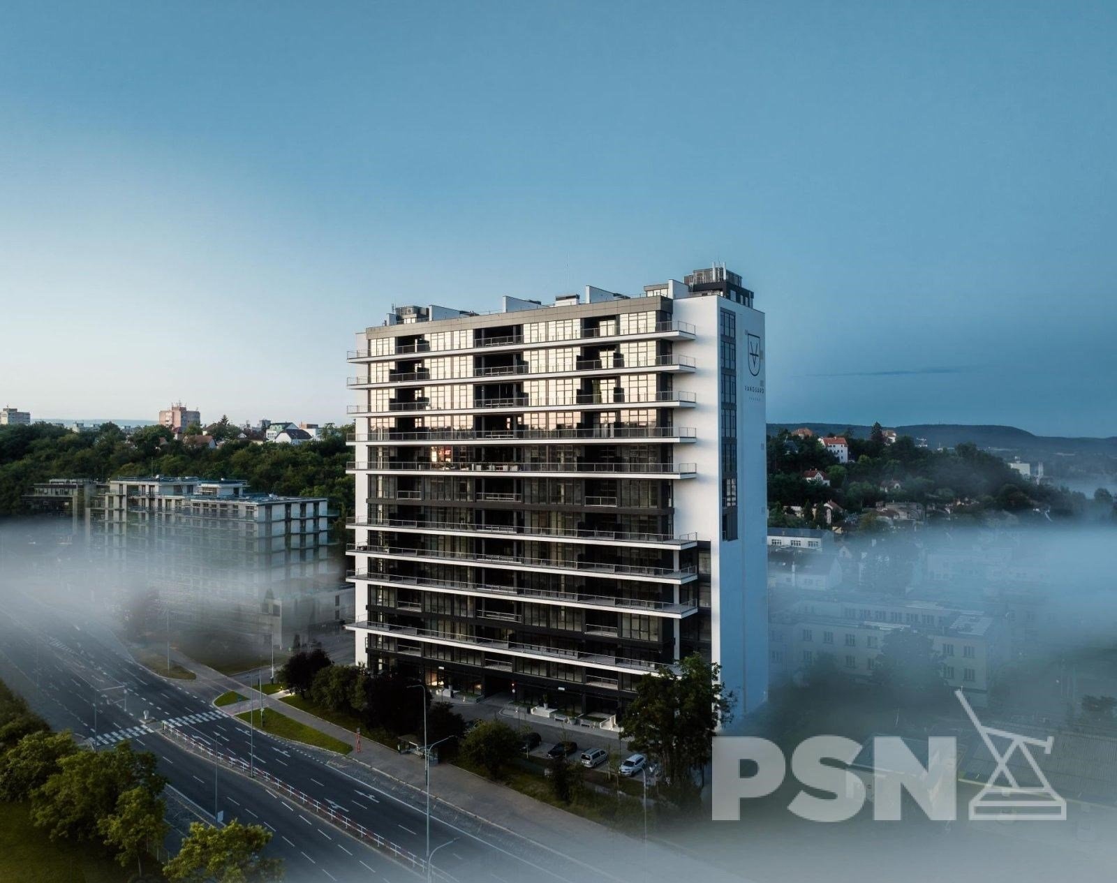 Moderní loft 2+kk s balkonem ve Vanguard Prague