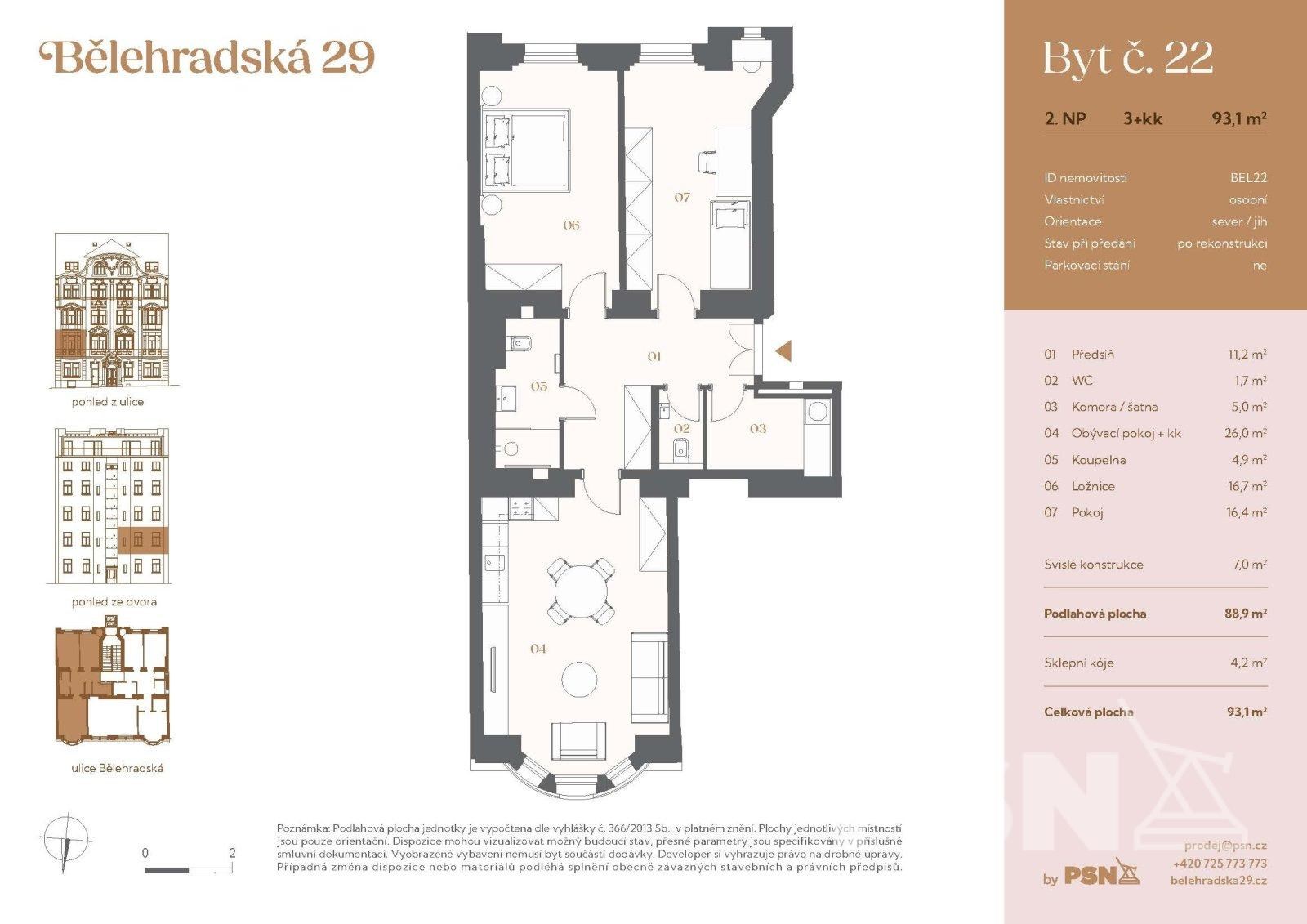 Bytová jednotka č. 22