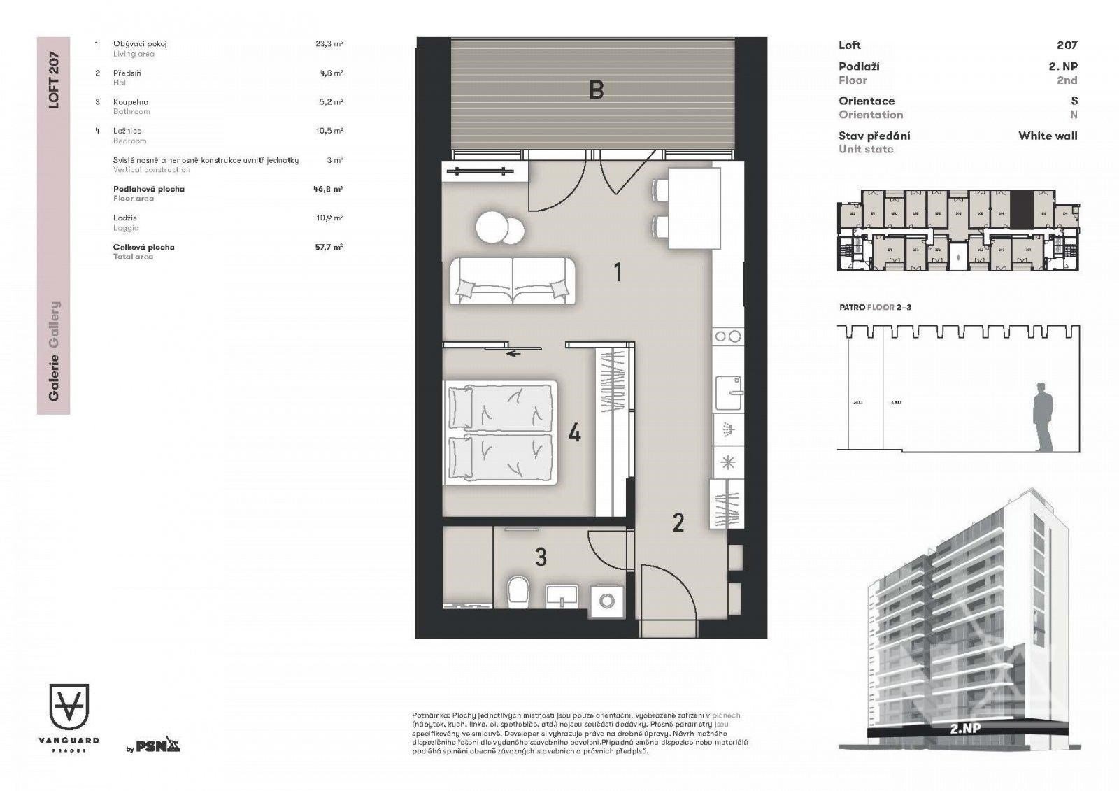 Exkluzivní loft ve Vanguard Prague - Prostor, kde se sny stávají skutečností