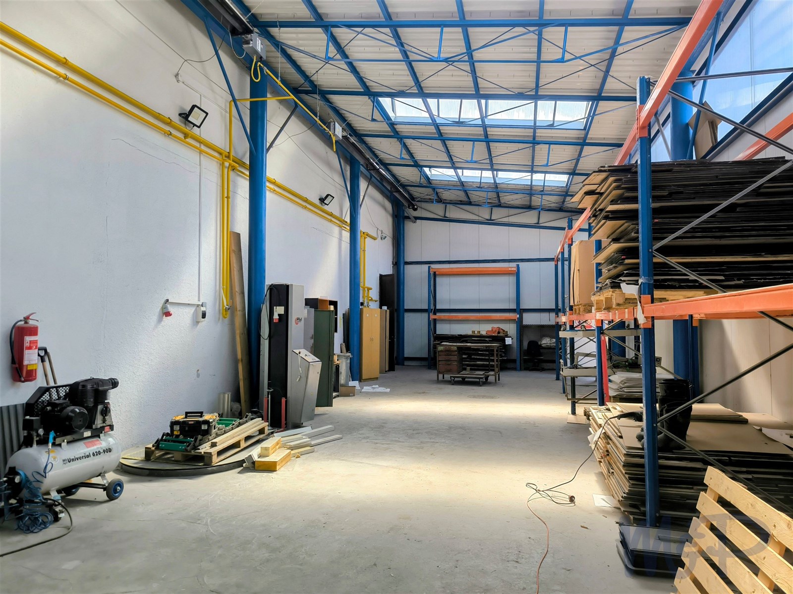 Provozní areál v Polné, skladování, výroba (SKLAD - PŘÍSTAVEK)