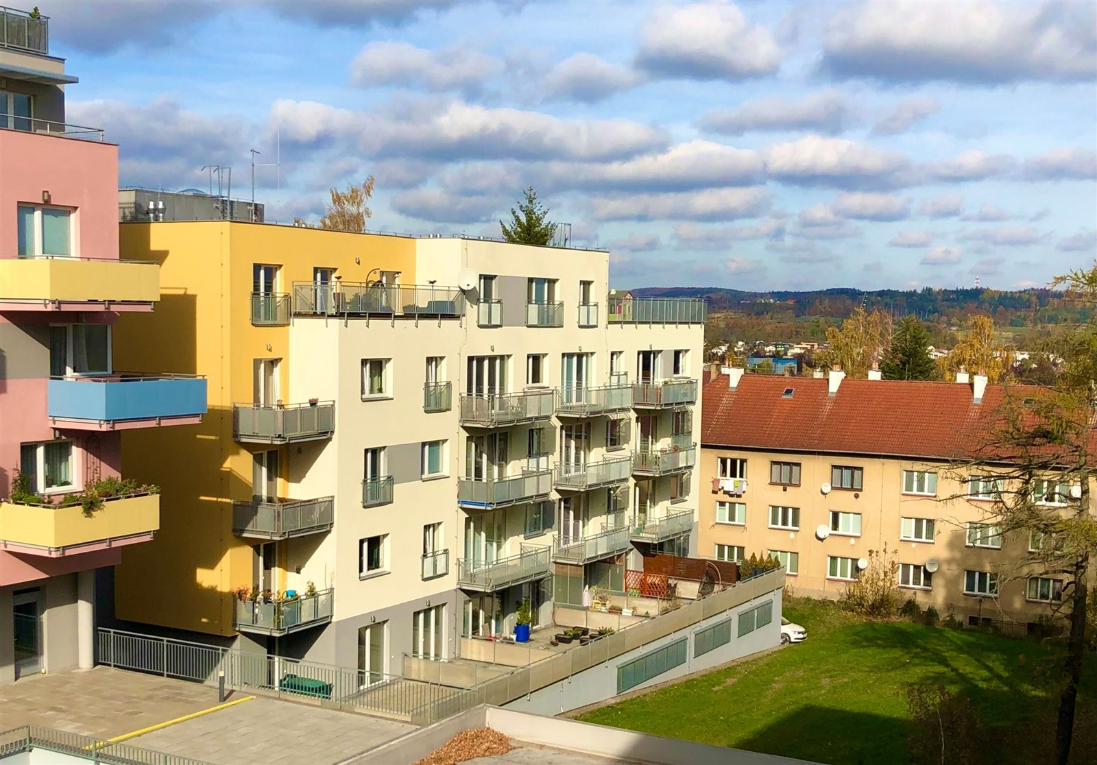 Byt 2+kk s garážovým stáním v Jihlavě (POHLED NA D