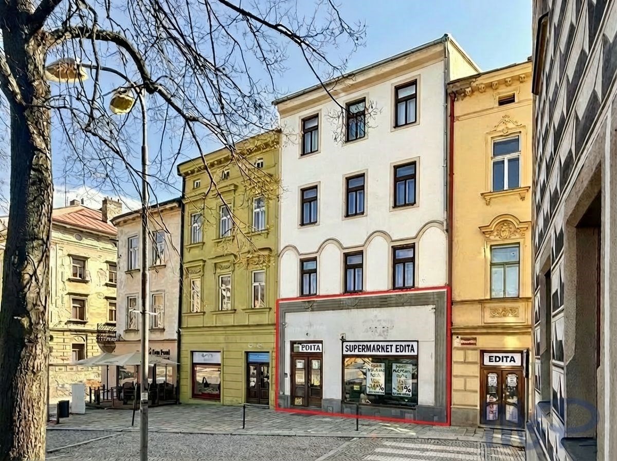 Pronájem velkého obchodu v centru Jihlavy (EXTERIE