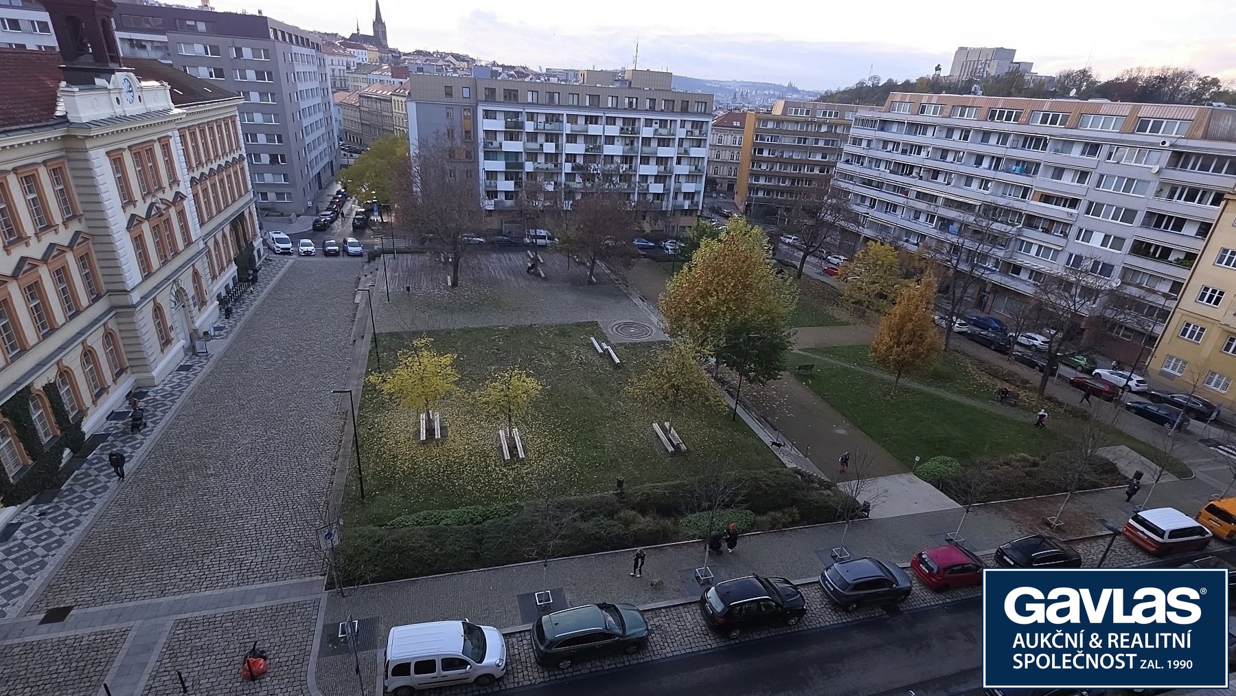 Výhled na Komenského nám.