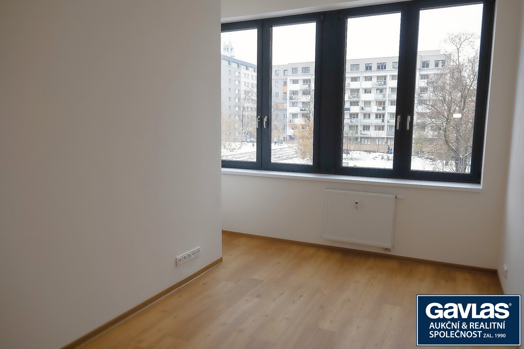 pravý pokoj - pohled k oknu