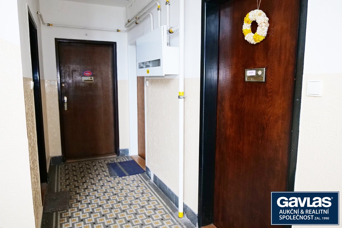 Chodba domu se vstupem do bytu