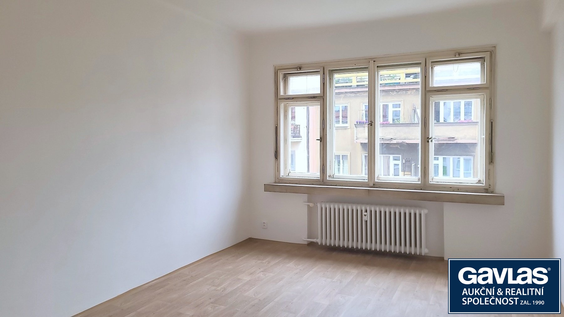 Levý pokoj  - pohled k oknu