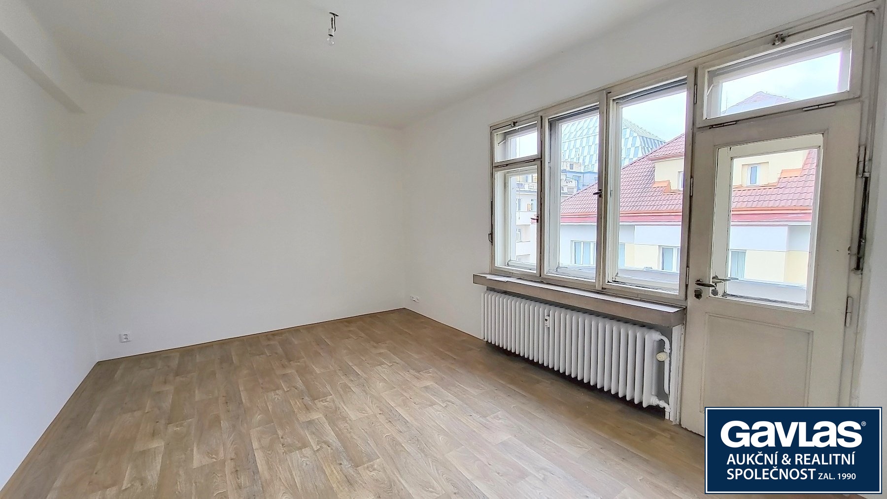 Pravý pokoj - pohled k oknu