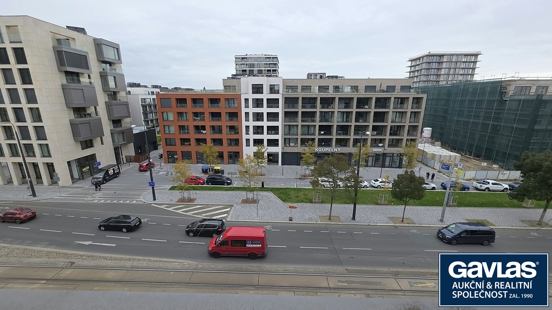 Výhled do ulice Jana Želiského