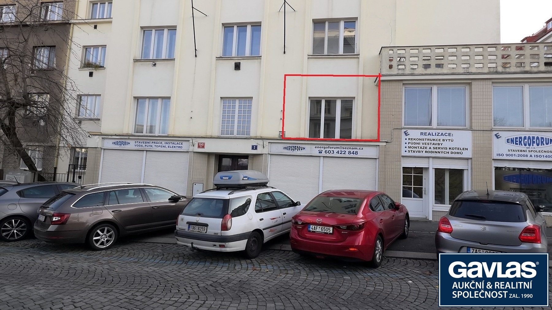 Vstup do domu z ul. Křišťanova