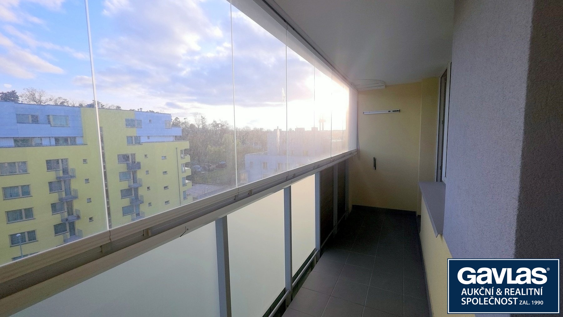 Lodžie - pohled na západ