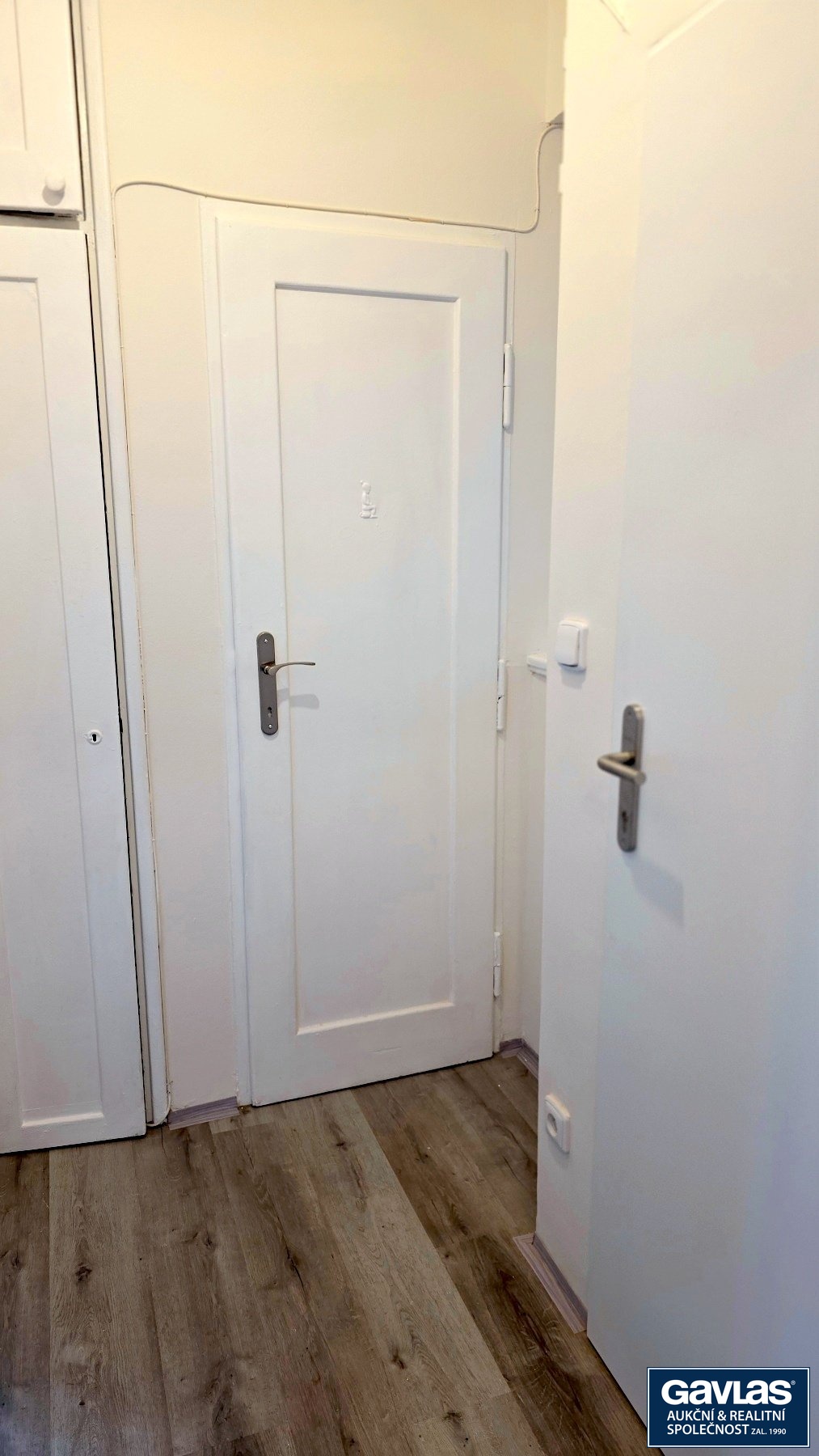 Pohled ke vstupu do bytu