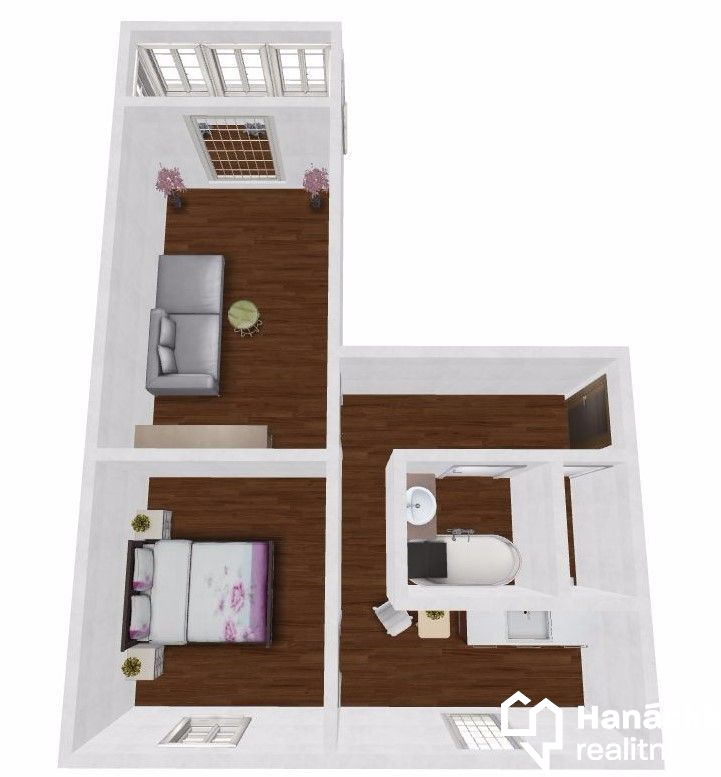 Prodej cihlového bytu 2+1 v Olomouci, tř. Svornosti