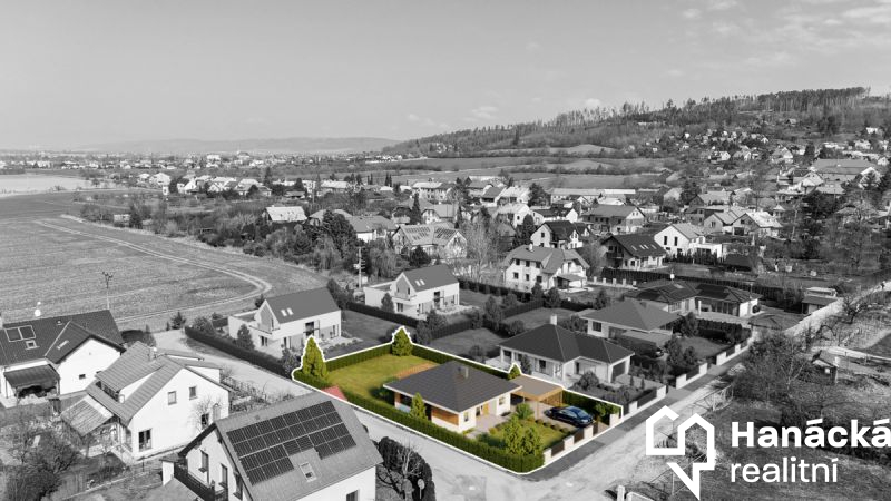 Stavební pozemek 644 m2 v Samotiškách, ulice Třešňová