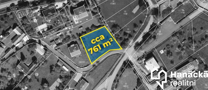 Prodej, Stavební pozemek, 761m2, Rusava