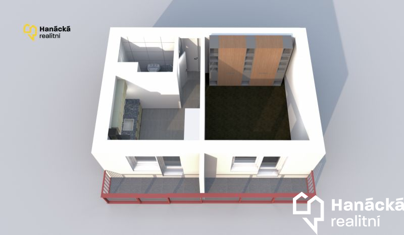 Prodej bytu 1+1 v Olomouci, ul. Hraniční