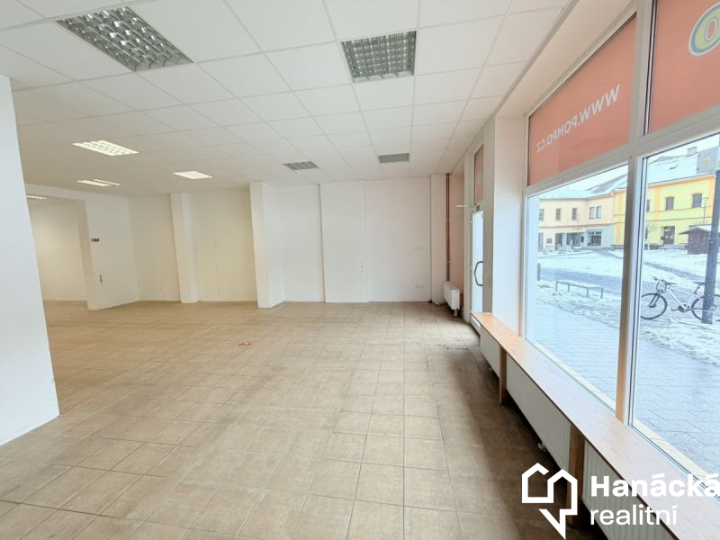 Pronájem,  Obchodní prostor 100m2, Bystřice pod Hostýnem