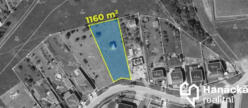 Prodej, Stavební pozemek,  1.160m2, Stará Ves u Př