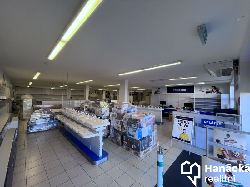 Pronájem obchodních prostor v Uničově, ul. Šumpers