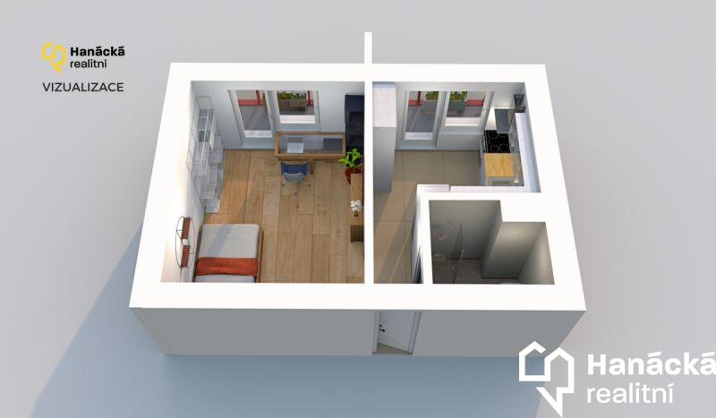 Prodej bytu 1+1 v Olomouci, ul. Hraniční