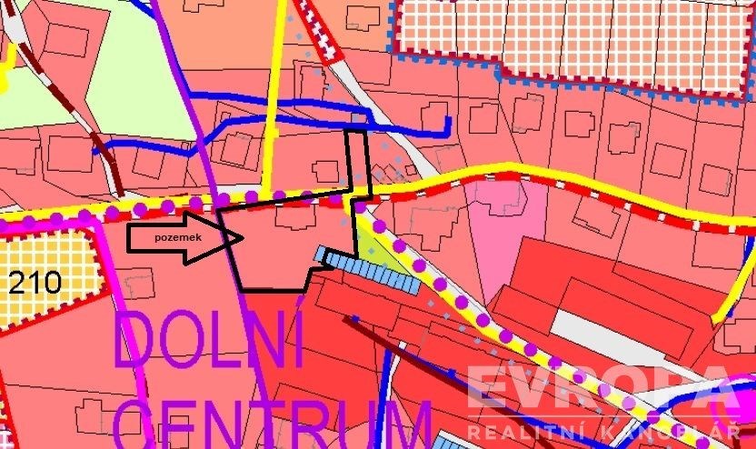 Mapa územního plánu