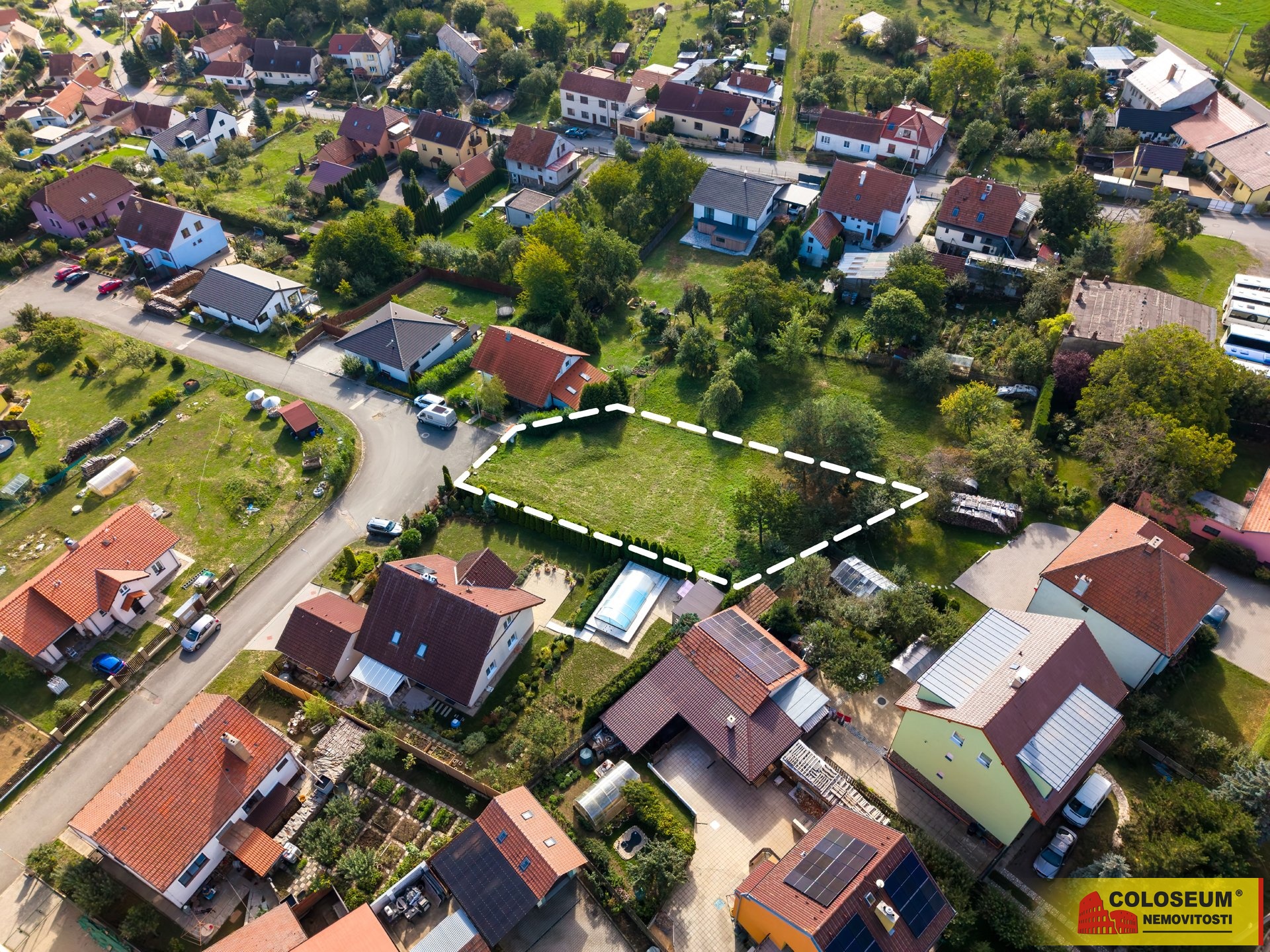 Pohled z dronu - Ruprechtov - prodej pozemku