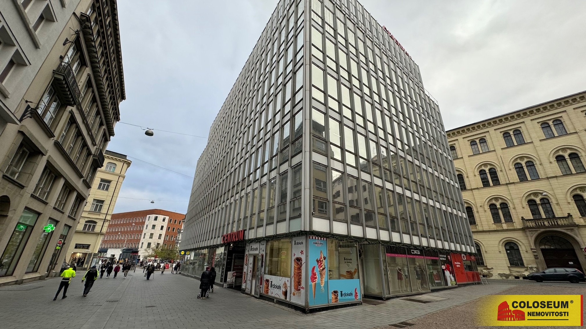 Pohled z ulice - Brno - město - pronájem komerčních prostor