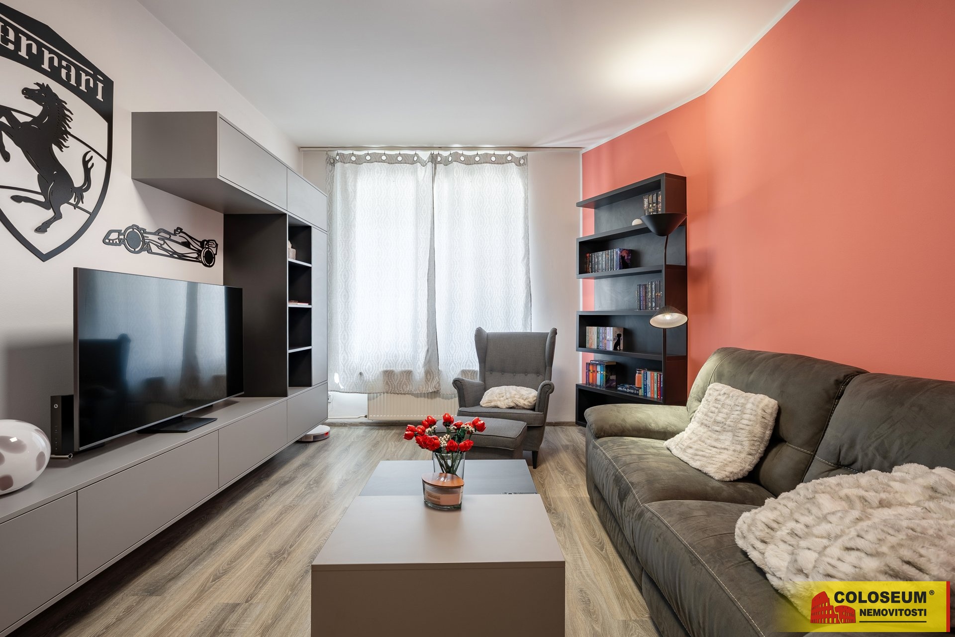 Obývací pokoj - Brno - Ponava - prodej bytu