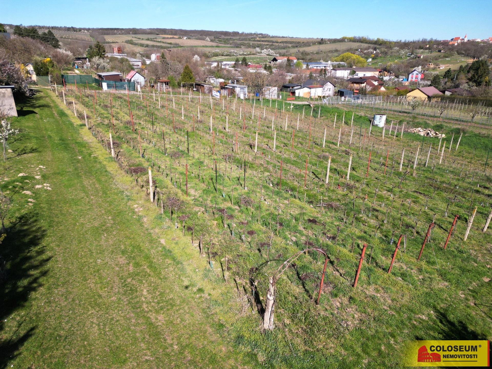 Celkový pohled - Sedlešovice - prodej pozemku