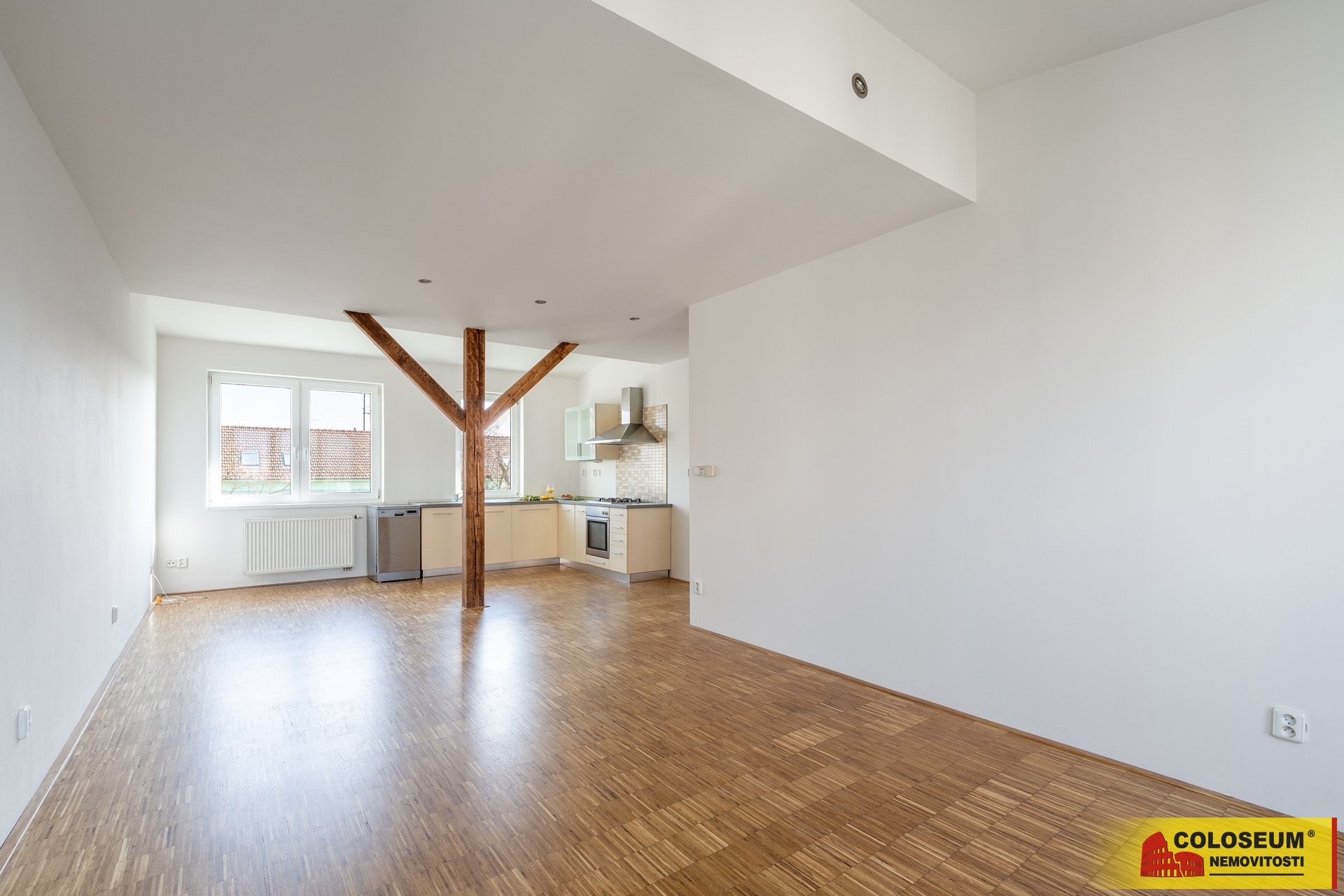 Obývací pokoj - Brno - Černovice - prodej bytu 2+k