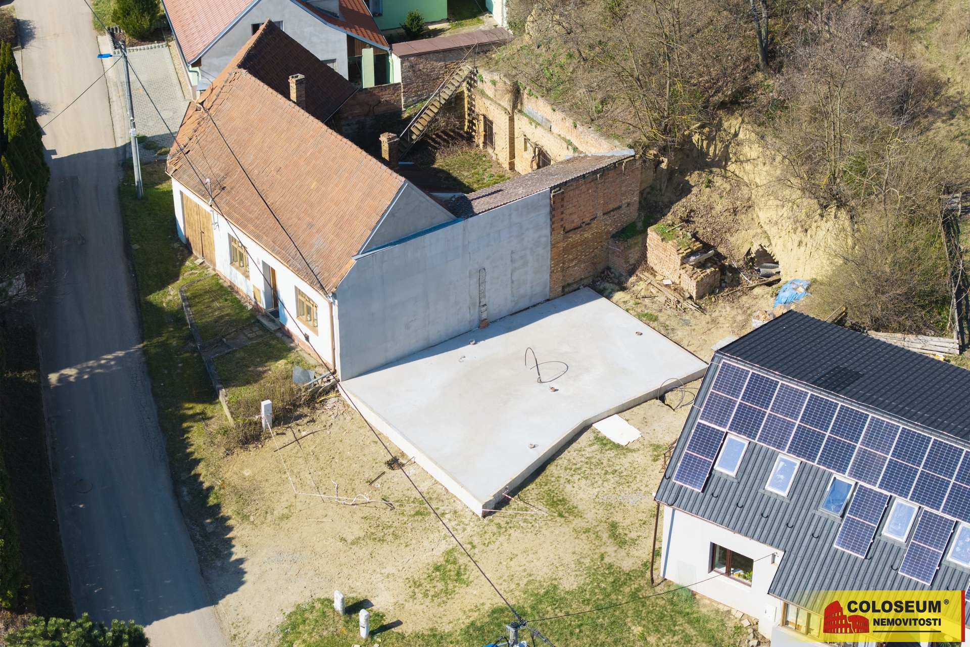 Dron - Klobouky u Brna - prodej pozemku