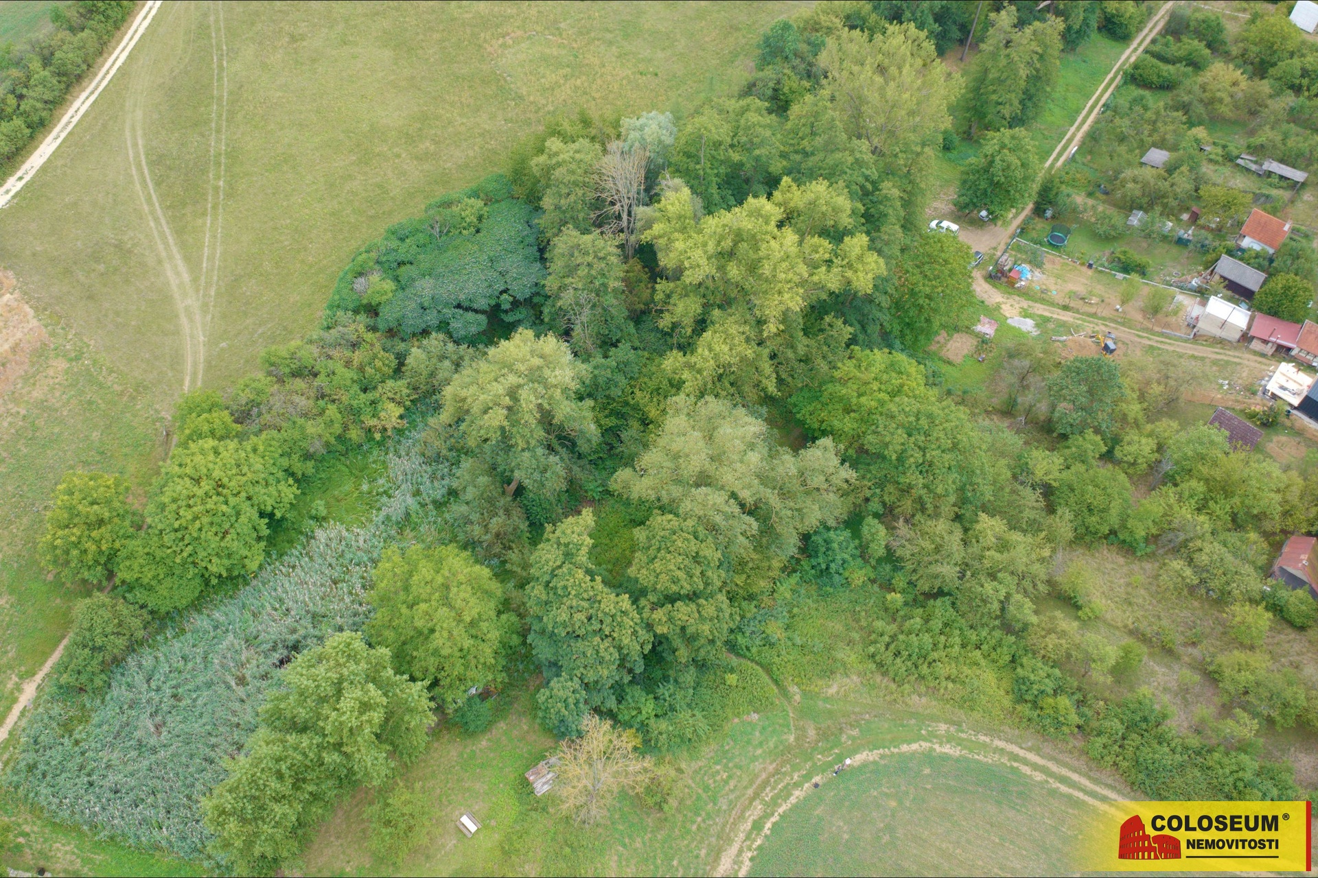 Záběr z  dronu – Uherský Brod – prodej pozemku