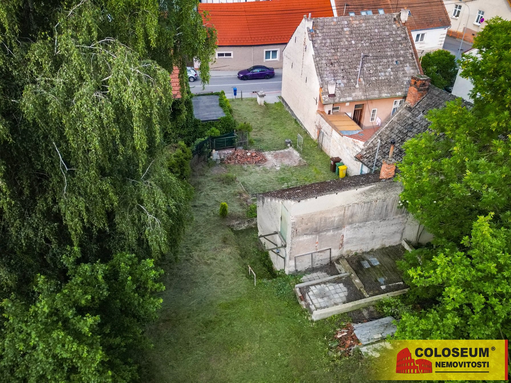 Pohled z dronu – Blansko – prodej domu