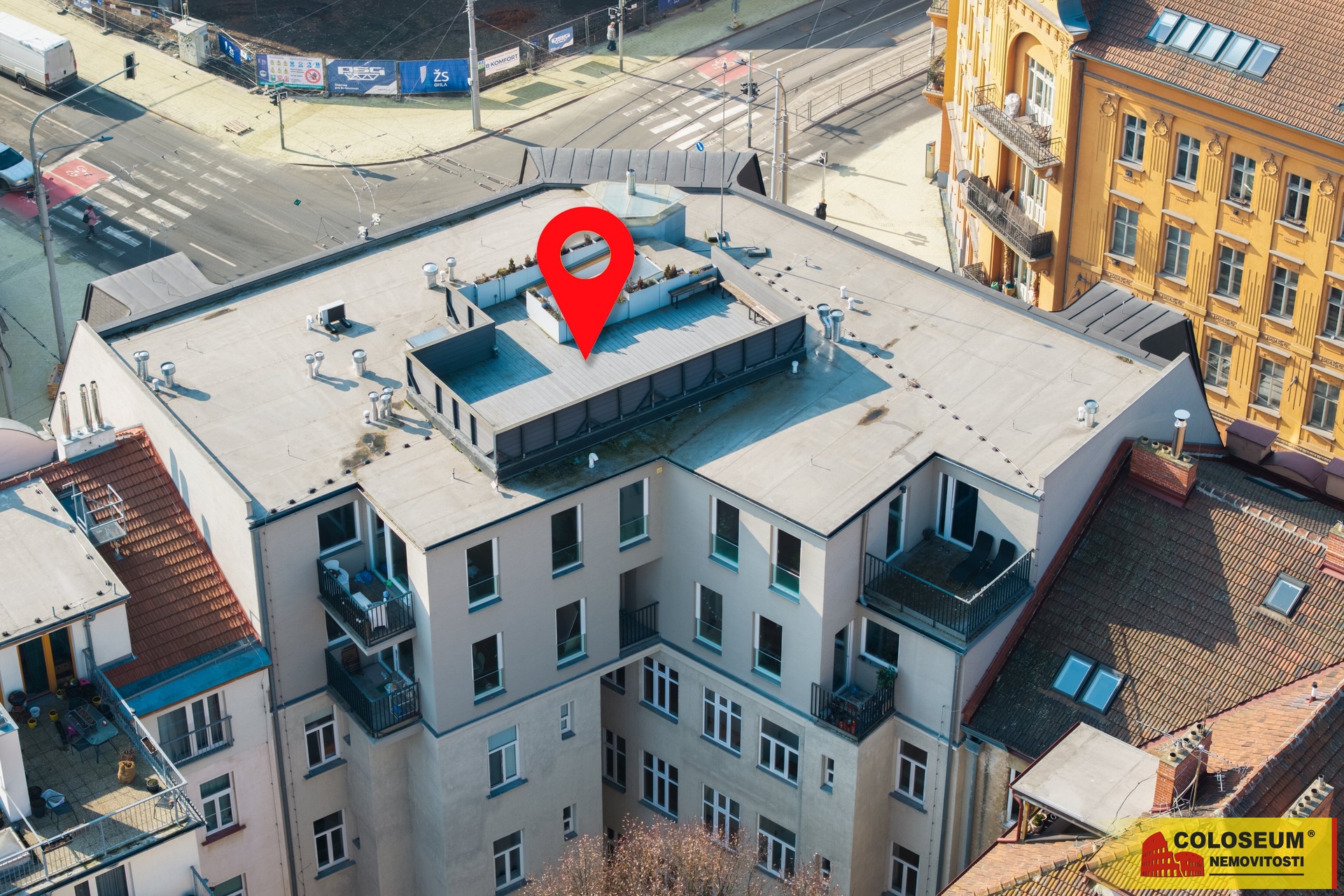 Terasa - Brno - Veveří - prodej bytu 2+1