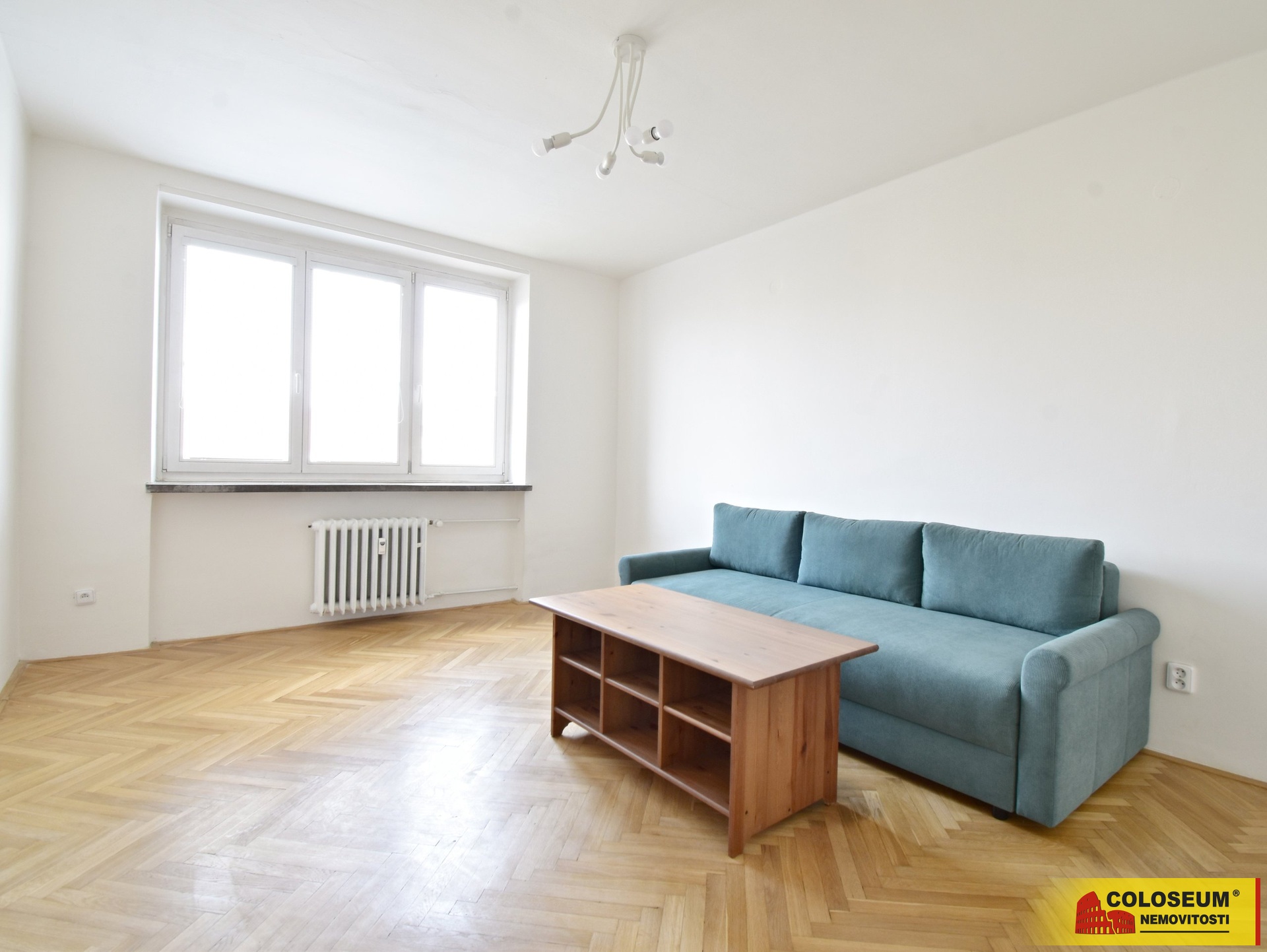 Obývací pokoj - Brno - Veveří - pronájem bytu 3+1