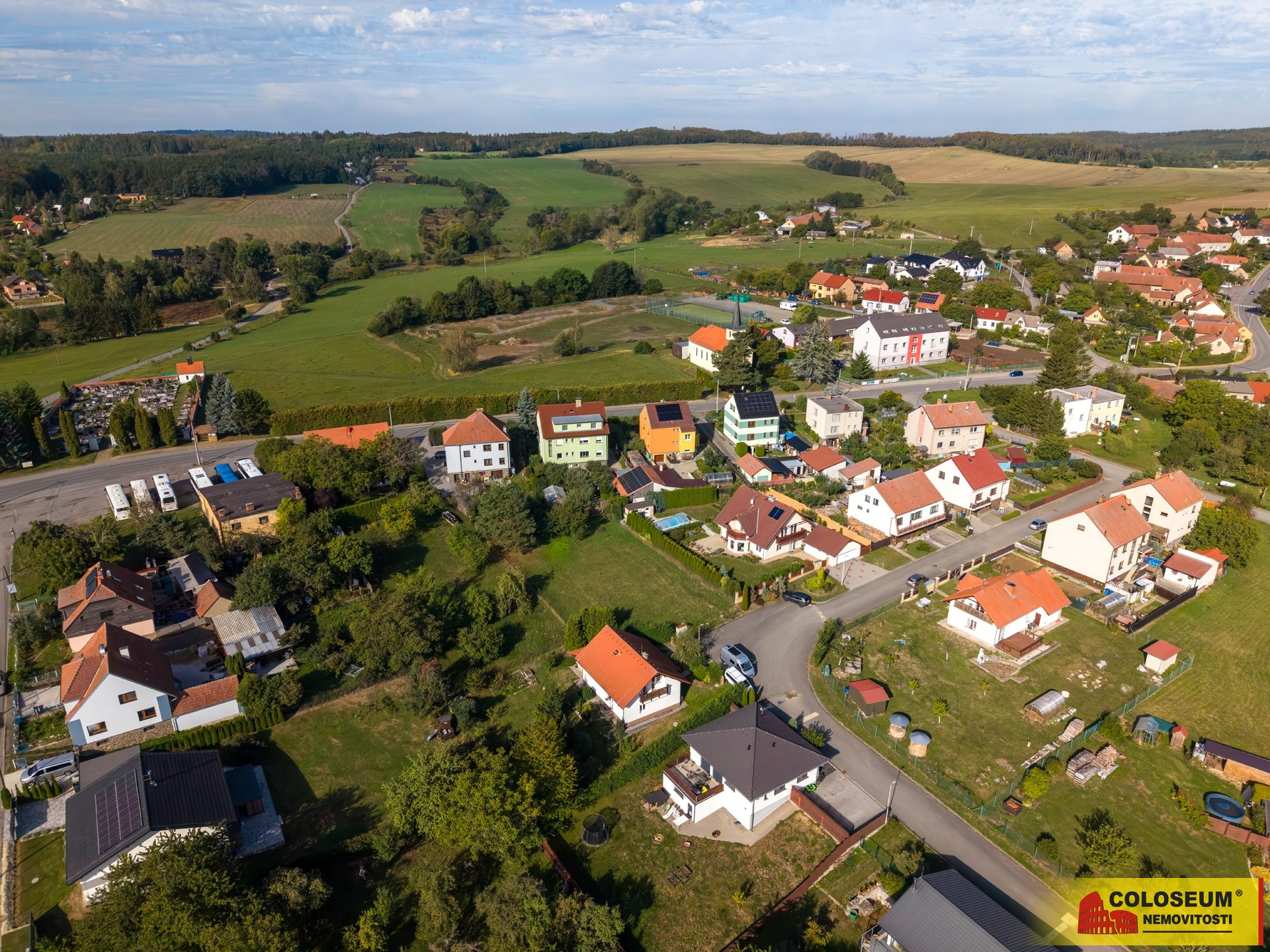 Pohled z dronu - Ruprechtov - prodej pozemku