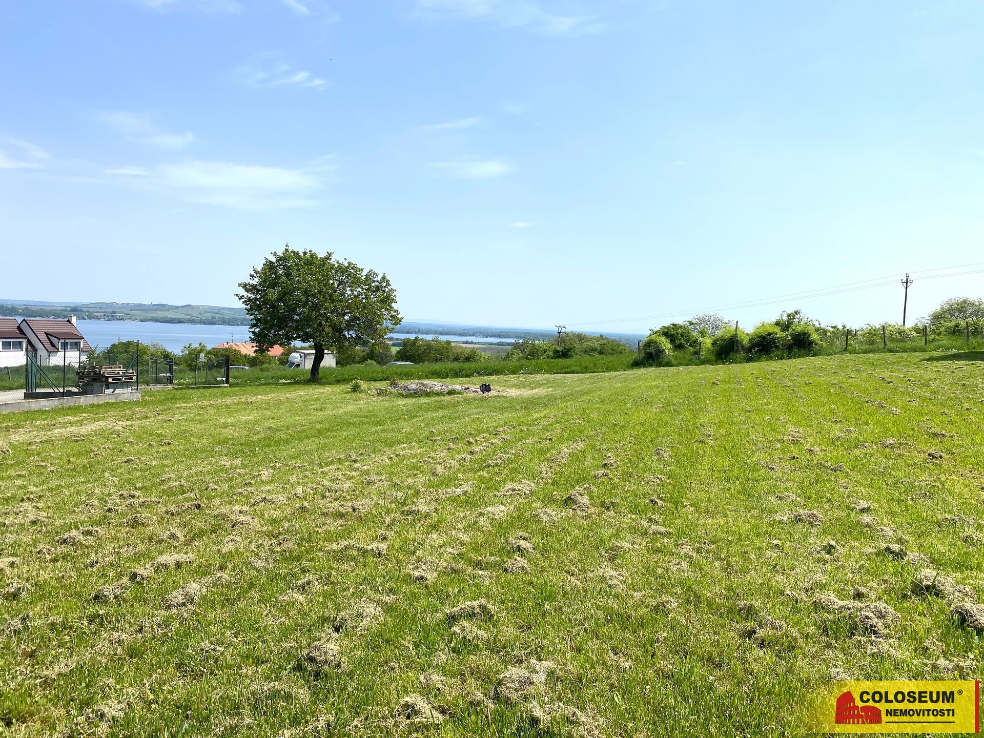 Pohled na pozemek z cesty - Pavlov - prodej pozemk