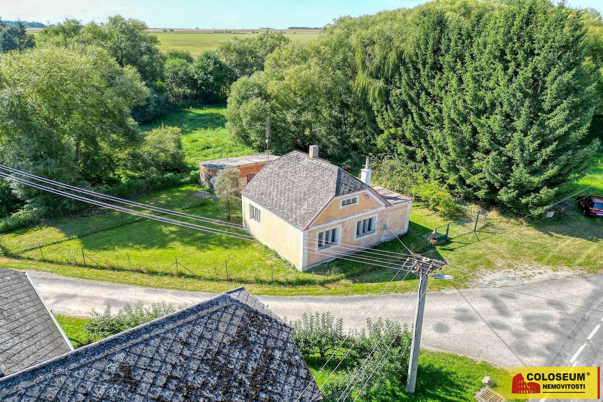Pohled na dům – Dešná - Rancířov – prodej chalupy