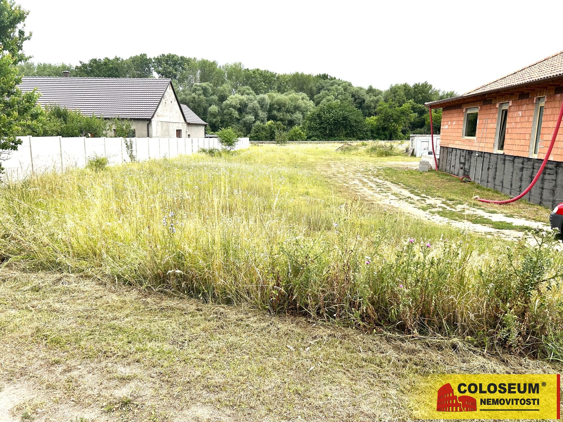 Pohled na pozemek - Brod nad Dyjí – prodej pozemku – pozemek pro bydlení