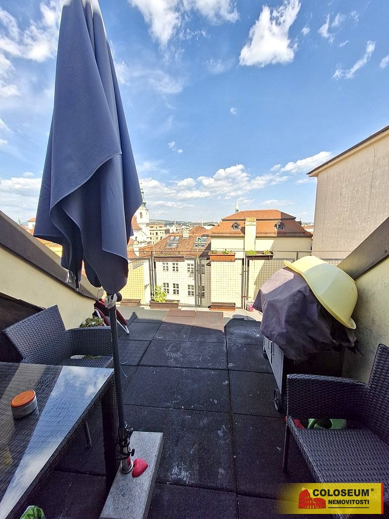 Terasa - Brno - střed - pronájem bytu 3+kk