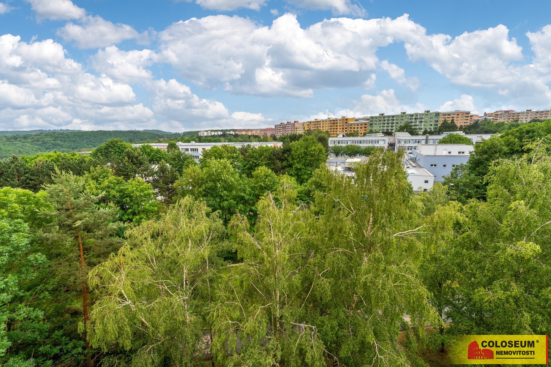 Výhled z pokoje – Brno – Bystrc – prodej bytu