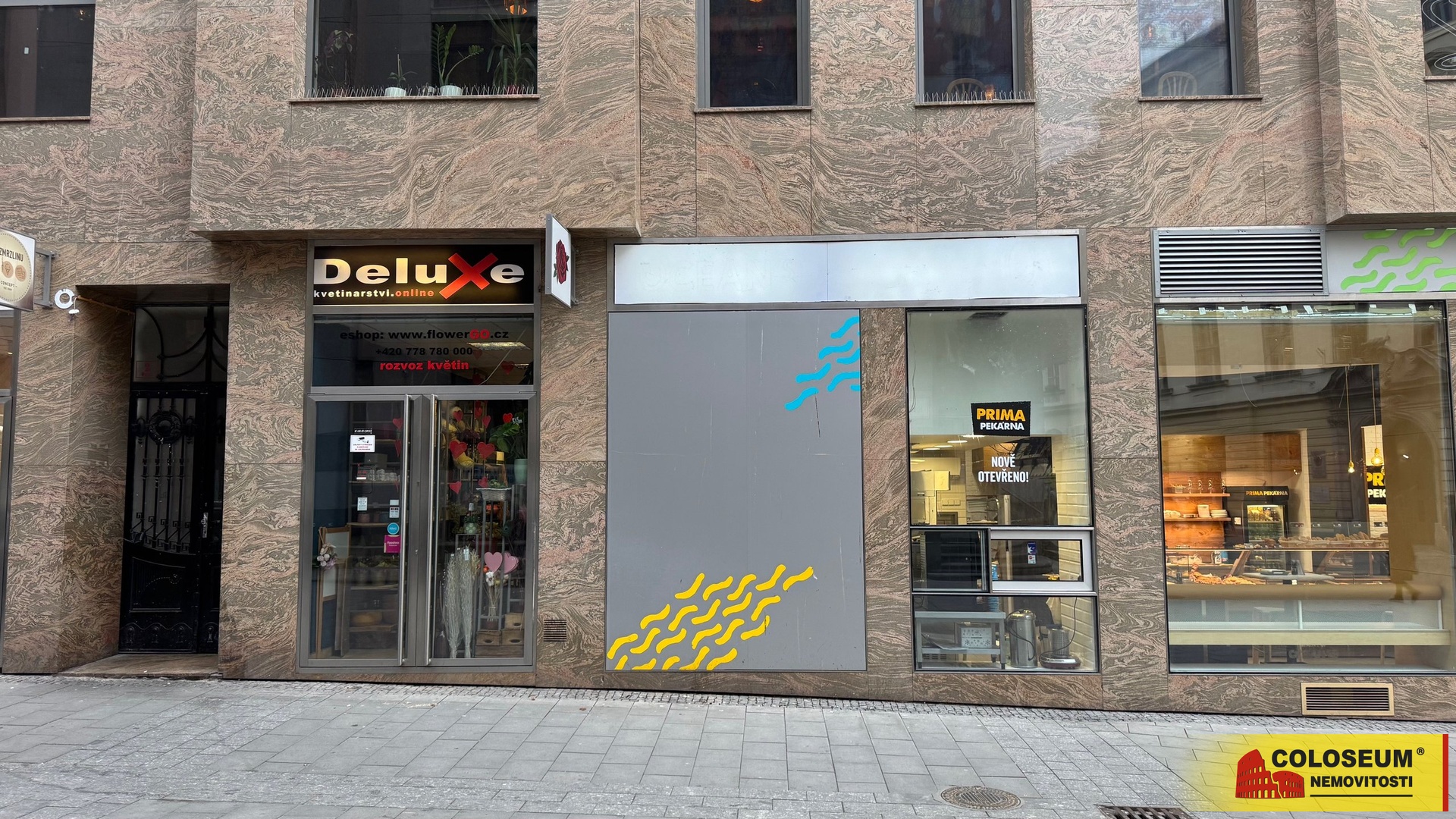 pohled z ulice - Brno - pronájem komerce