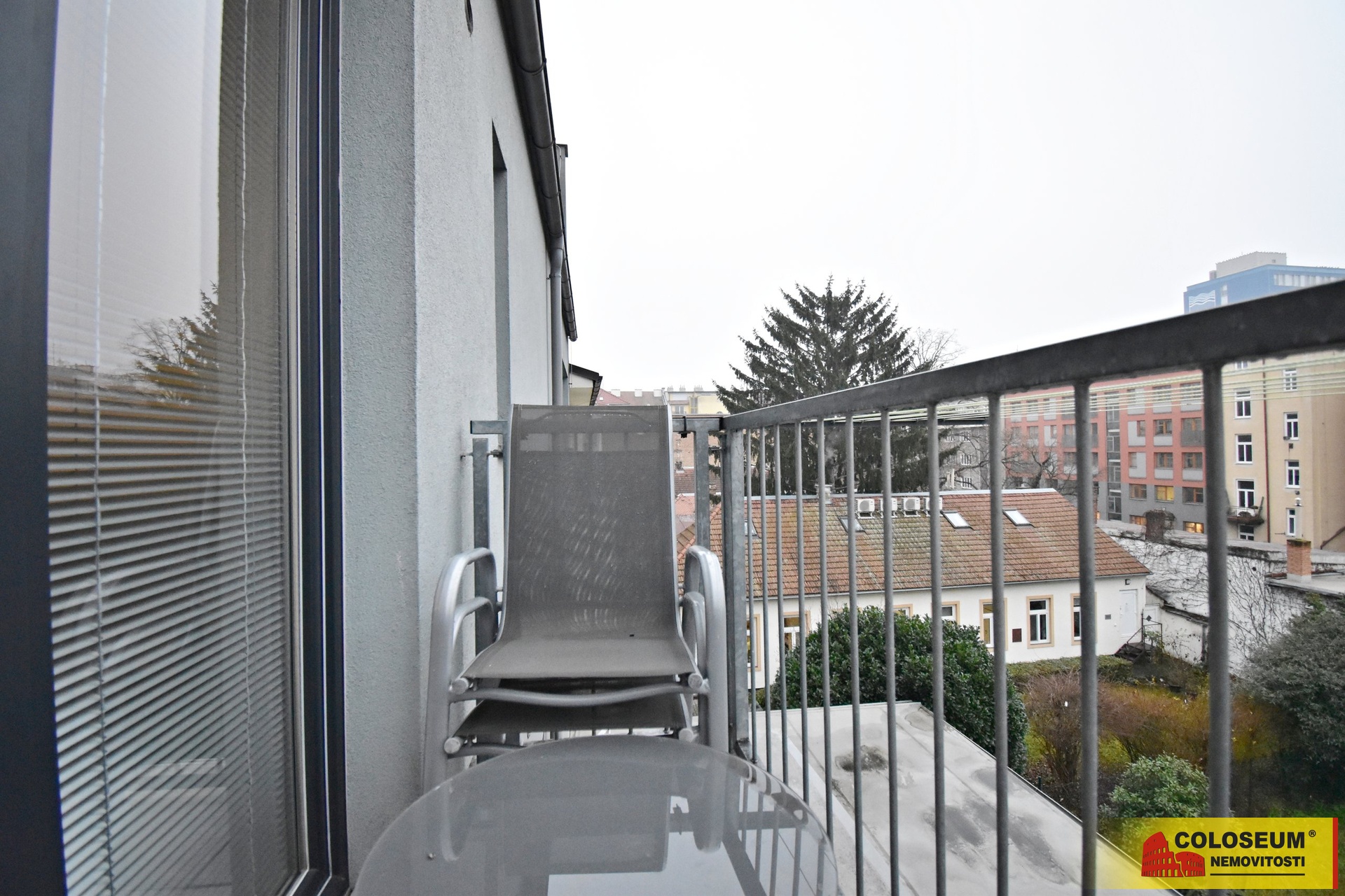 Balkon - Brno - město - pronájem bytu 3+kk