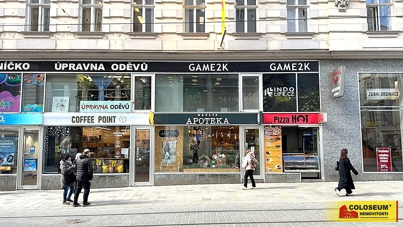 Obchod – Brno – město – pronájem obchodního prostoru