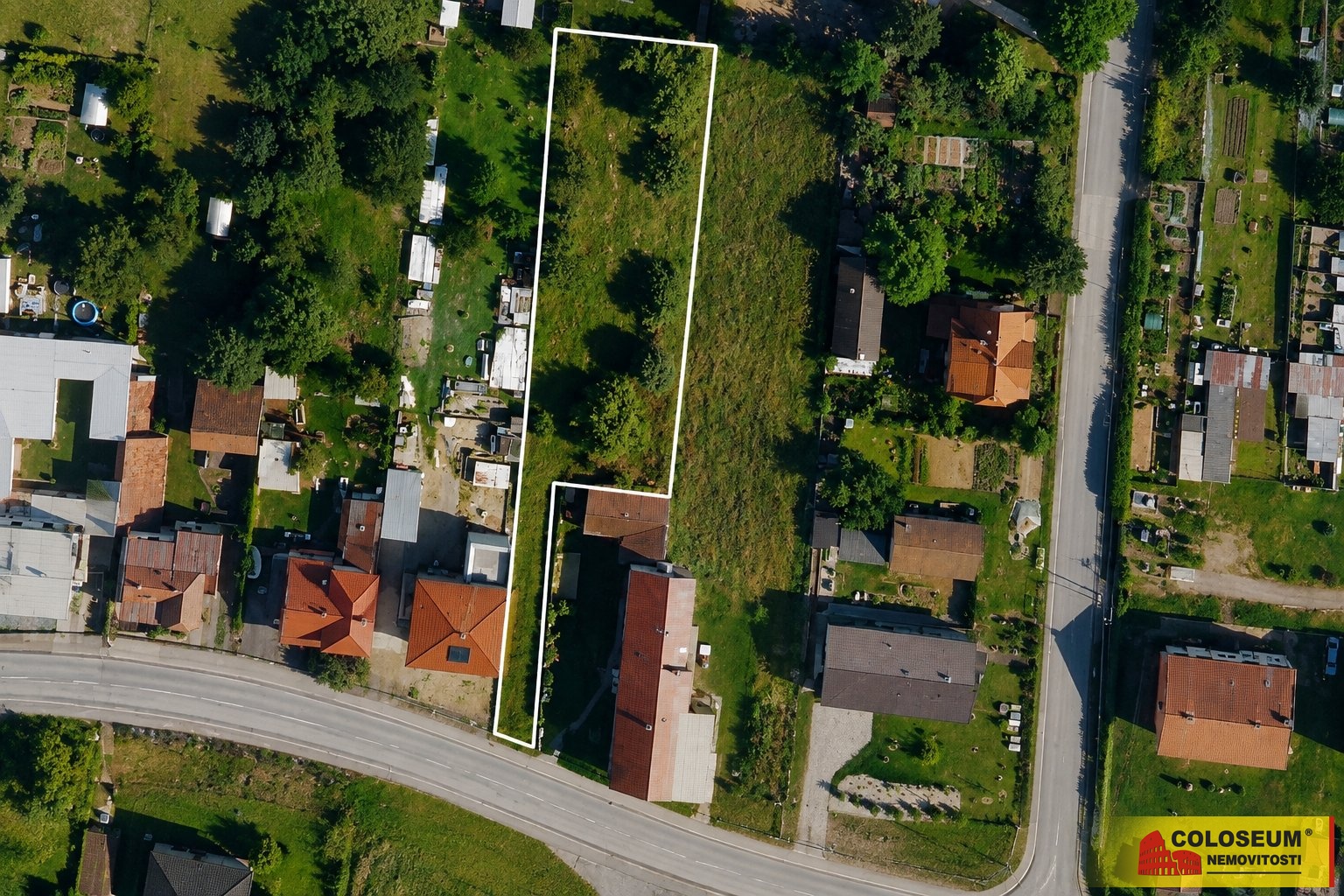 Výřez - Drnovice - prodej pozemku
