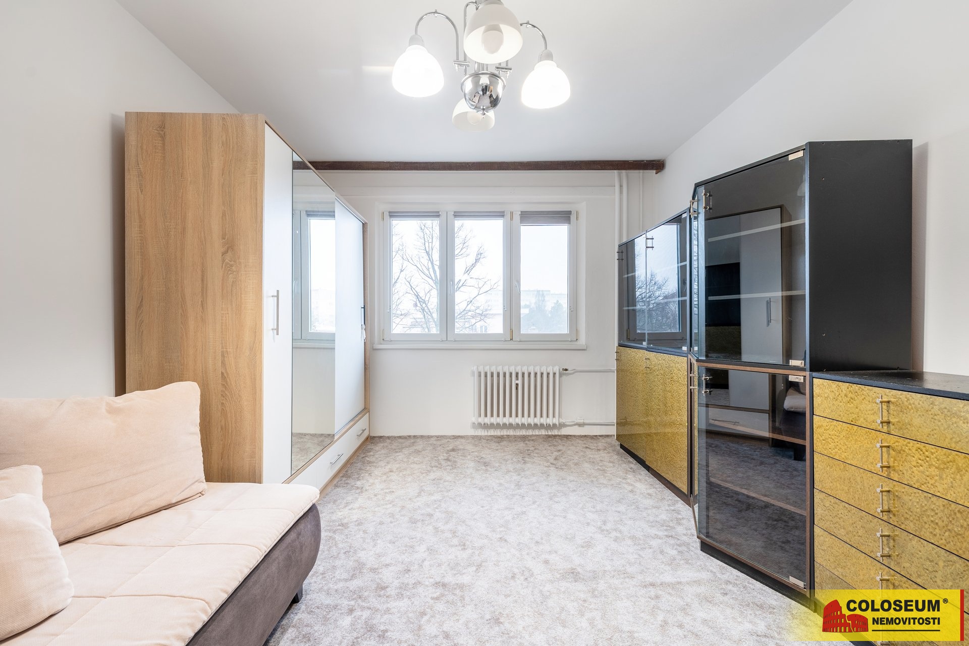 Obývací pokoj - Brno - Černá Pole - prodej bytu 2+