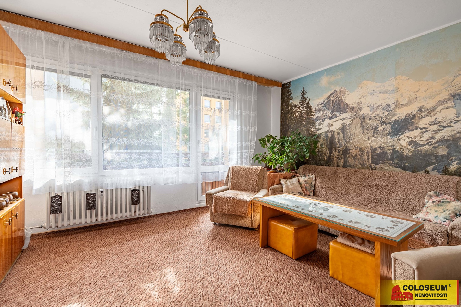 Obývací pokoj s lodžií - Brno - Líšeň - prodej byt